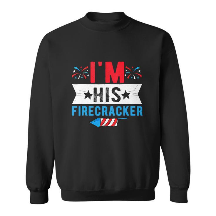 Funny Firecracker Cute 4Th Of July American Flag Sweatshirt