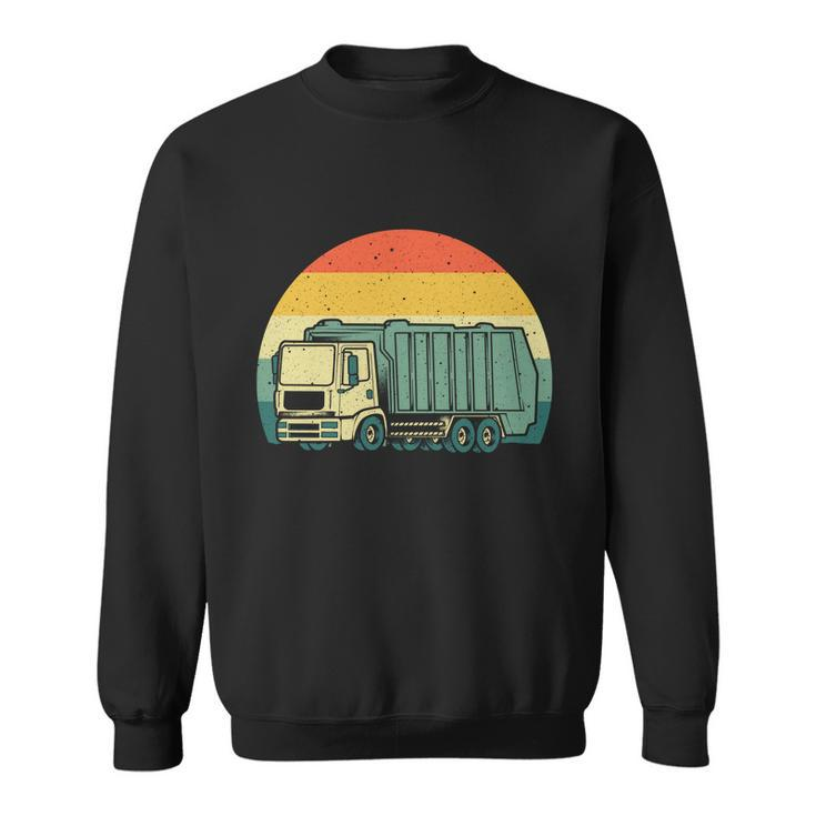 Funny Garbage Truck Design For Kids Men Women Trash Truck Gift Sweatshirt