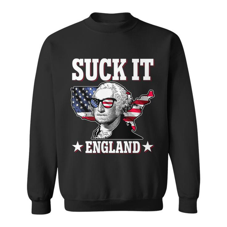 Funny George Washington Suck It England Sweatshirt