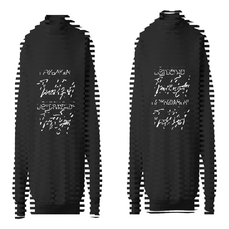 Trust In The Lord Humorous Christian Sweatshirts Front back Print Trust In The Lord Humorous Christian Sweatshirts Front back Print