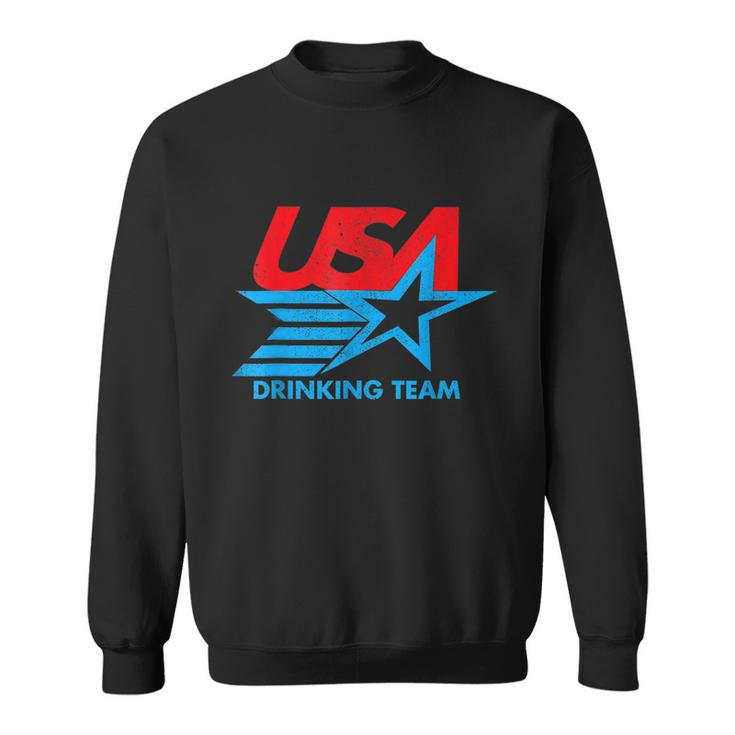 Funny Independence Day Usa Drinking Team 4Th Of July Sweatshirt