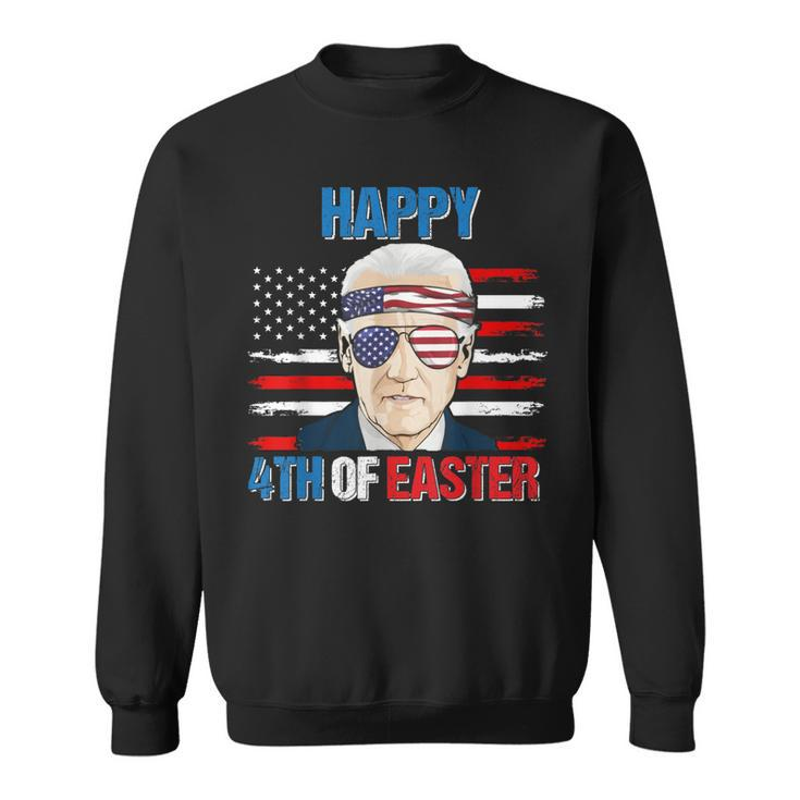Funny Joe Biden Happy 4Th Of Easter Confused 4Th Of July  V2 Men Women Sweatshirt Graphic Print Unisex