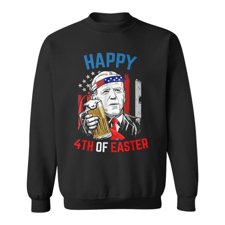 Funny Joe Biden Happy 4Th Of Easter Confused 4Th Of July  V4 Men Women Sweatshirt Graphic Print Unisex