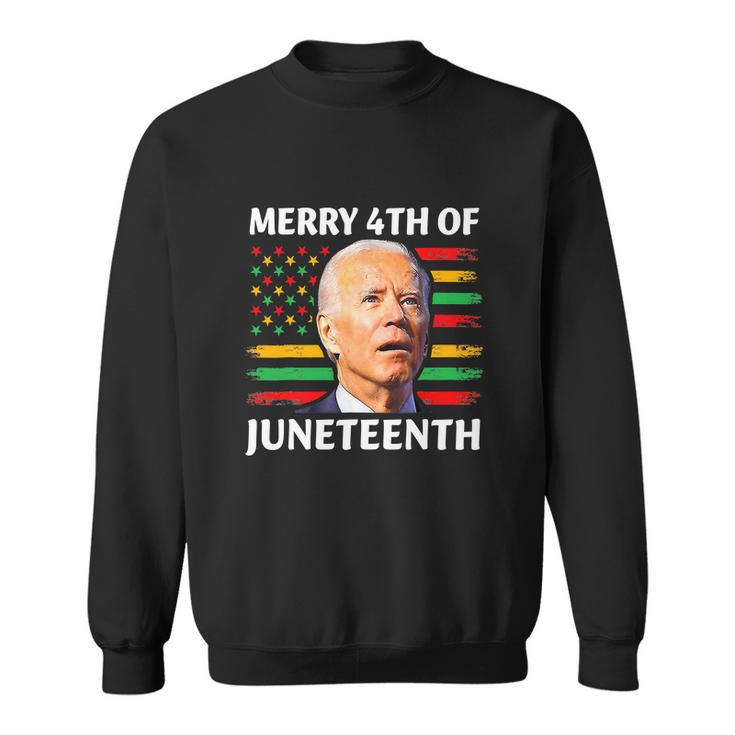Funny Joe Biden Merry 4Th Of July Sweatshirt