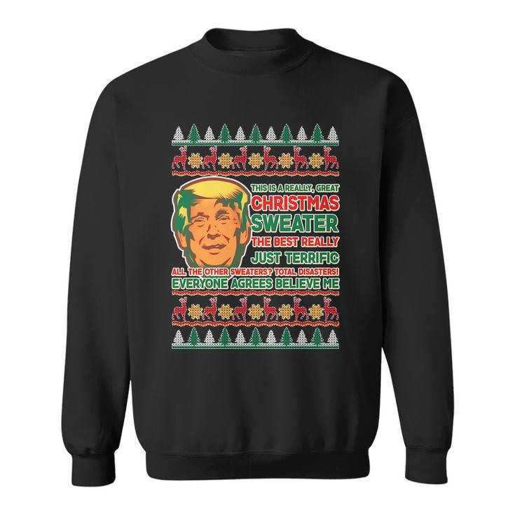 Funny Trump Ugly Christmas Sweater Sweatshirt