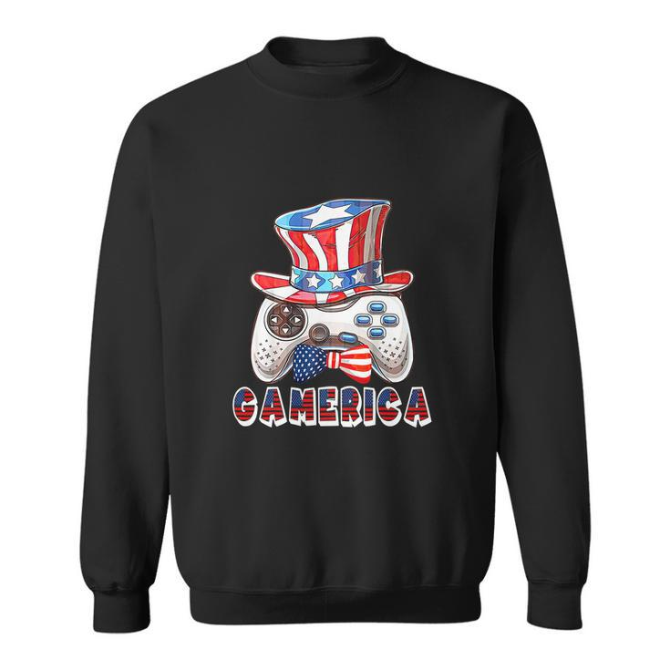 Gamerica 4Th Of July Usa Flag Sweatshirt