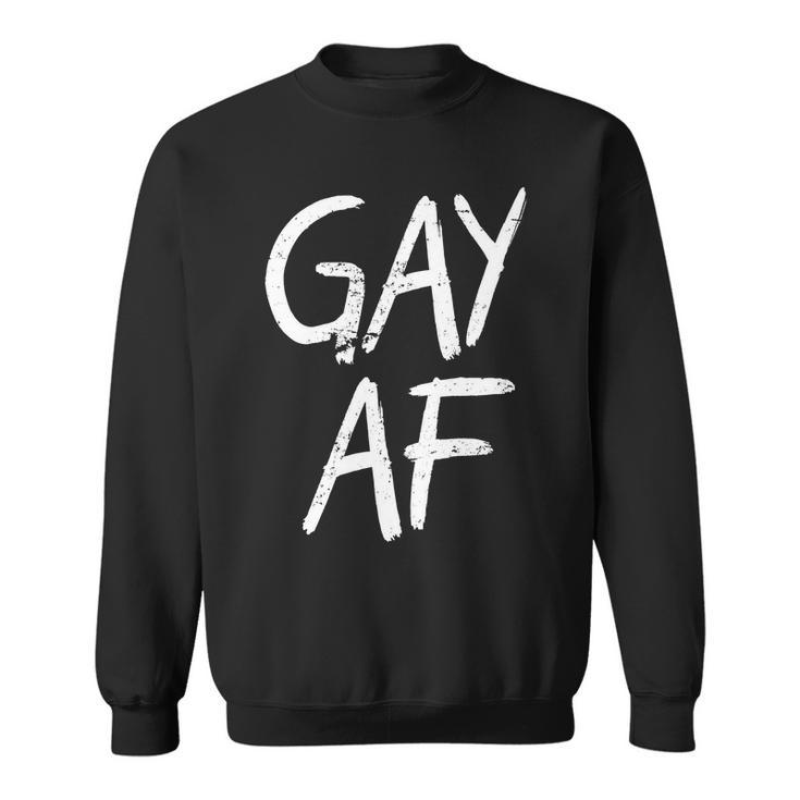 Gay Af Pride Logo Sweatshirt