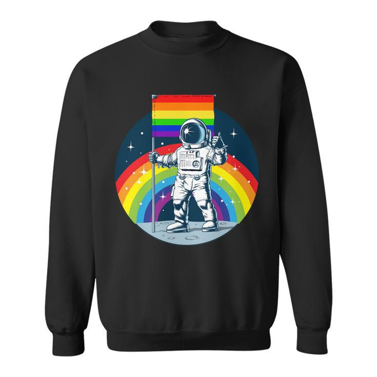 Gay Pride Astronaut Lgbt Moon Landing Sweatshirt