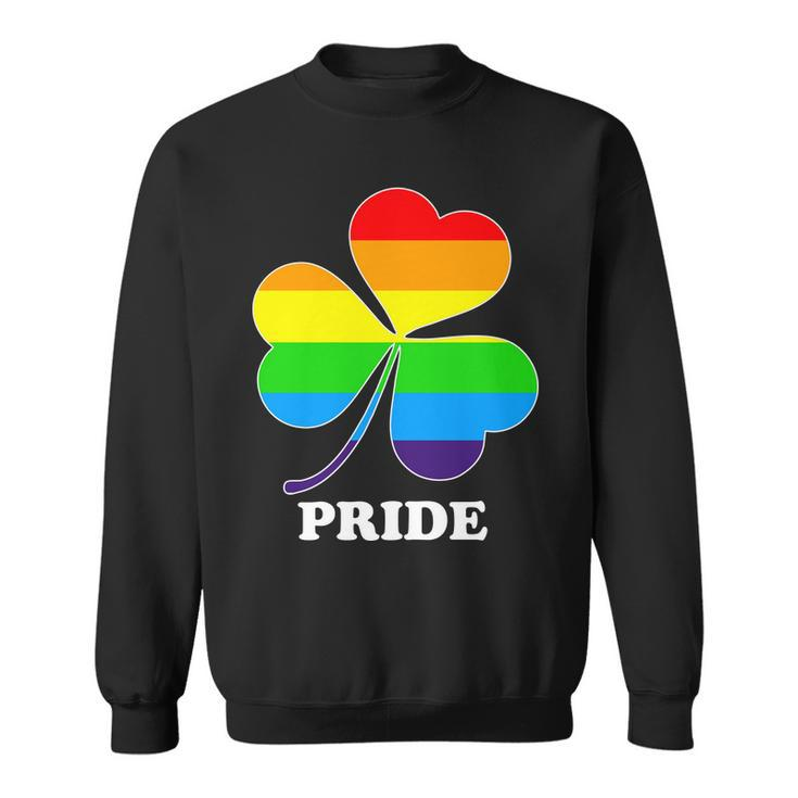 Gay Pride Cloverleaf Rainbow Tshirt Sweatshirt