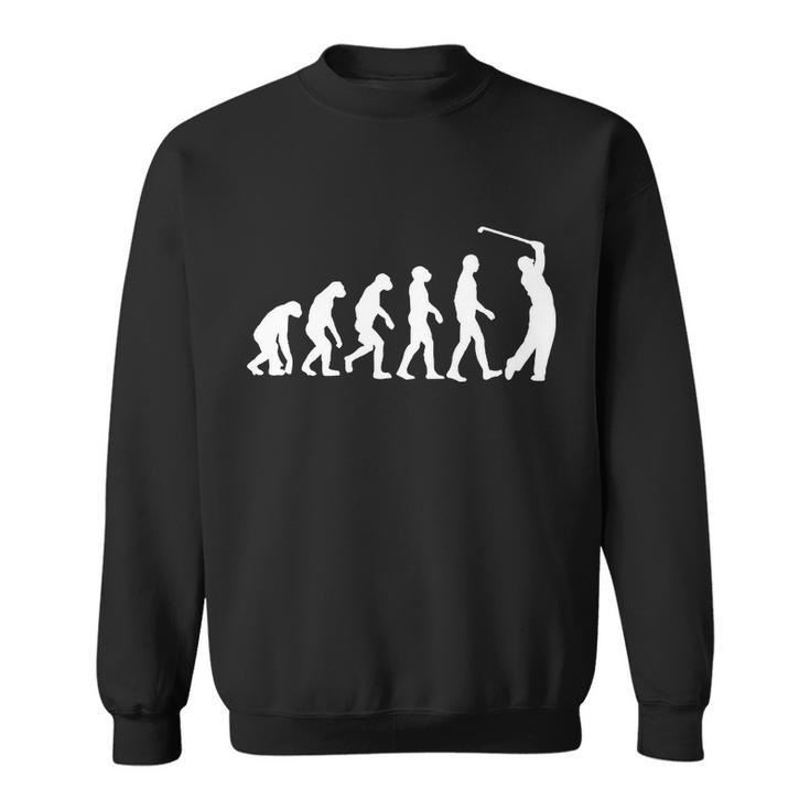 Golf Evolution Funny Golfer Sweatshirt