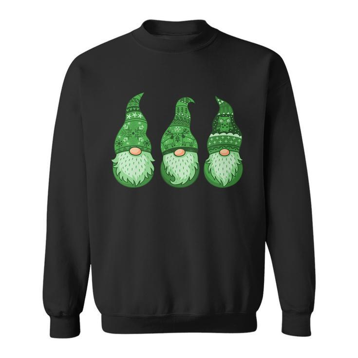 Green Ugly Sweater Irish Gnomes St Patricks Day Sweatshirt
