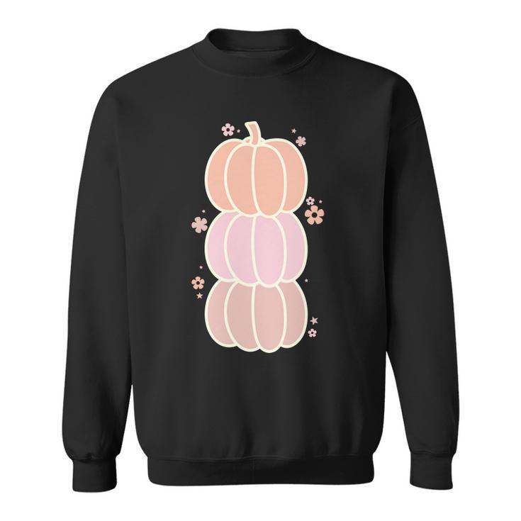 Halloween Colorful Cute Pumpkin Idea Gift Men Women Sweatshirt Graphic Print Unisex
