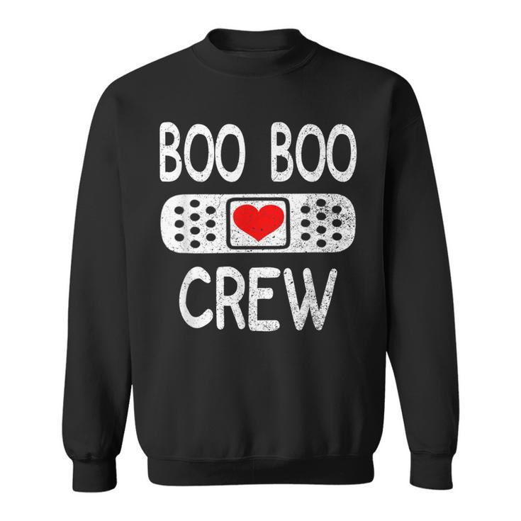 Halloween Costume For Women Boo Boo Crew Nurse   Sweatshirt