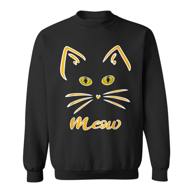 Halloween Kitty Cat  V2 Sweatshirt