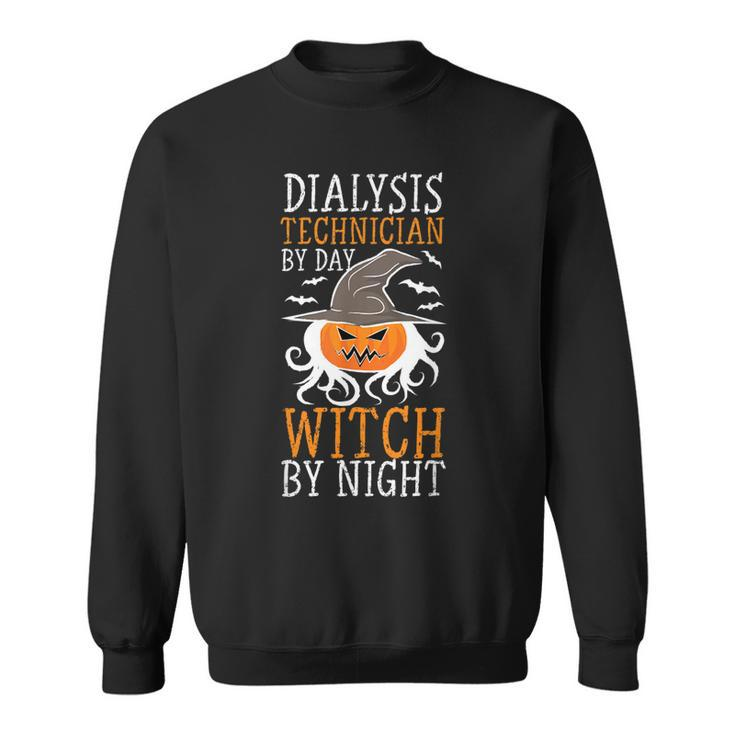 Halloween Witch & Dialysis Technician  Sweatshirt