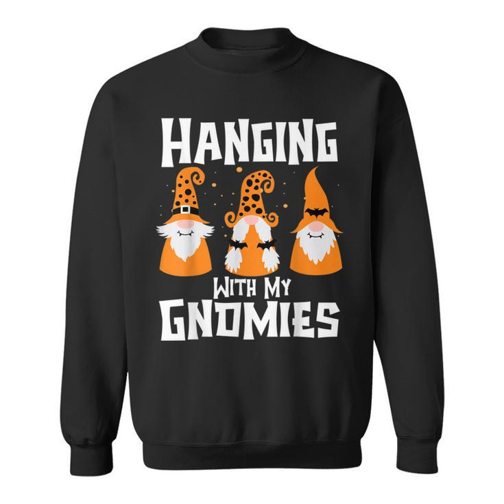 Hanging With My Gnomies Three Gnomes Halloween Costumes Boys  Sweatshirt