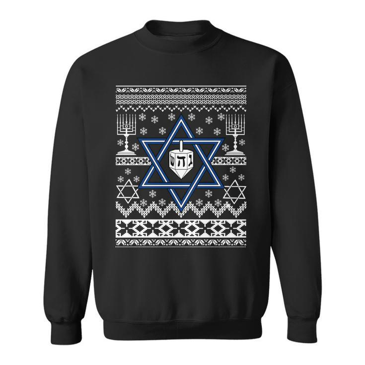 Hanukkah Ugly Christmas Sweater Sweatshirt