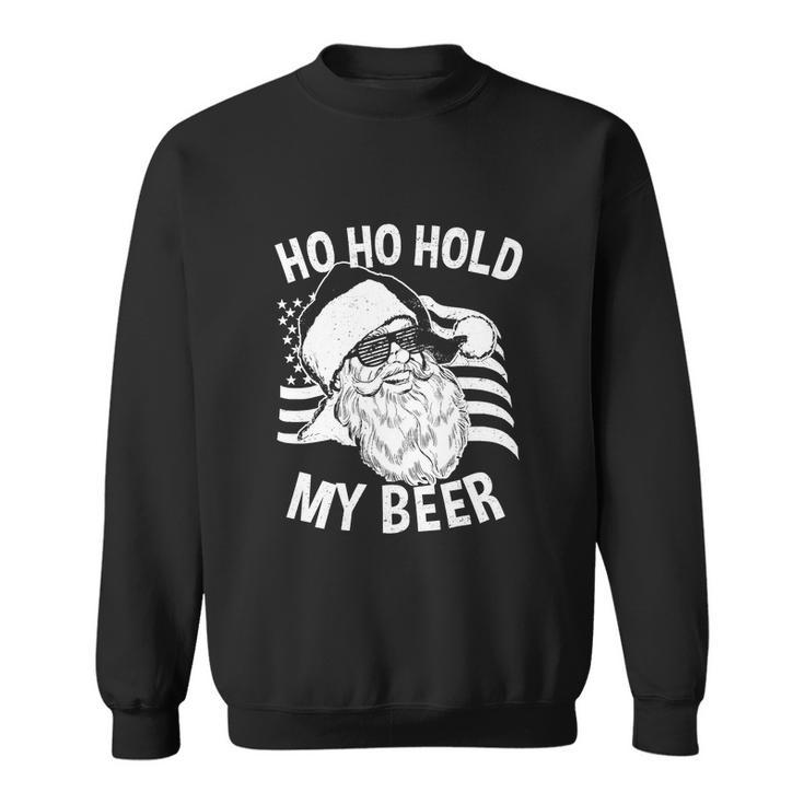 Happy Christmas In July For Hipster Santa Ho Ho Sweatshirt