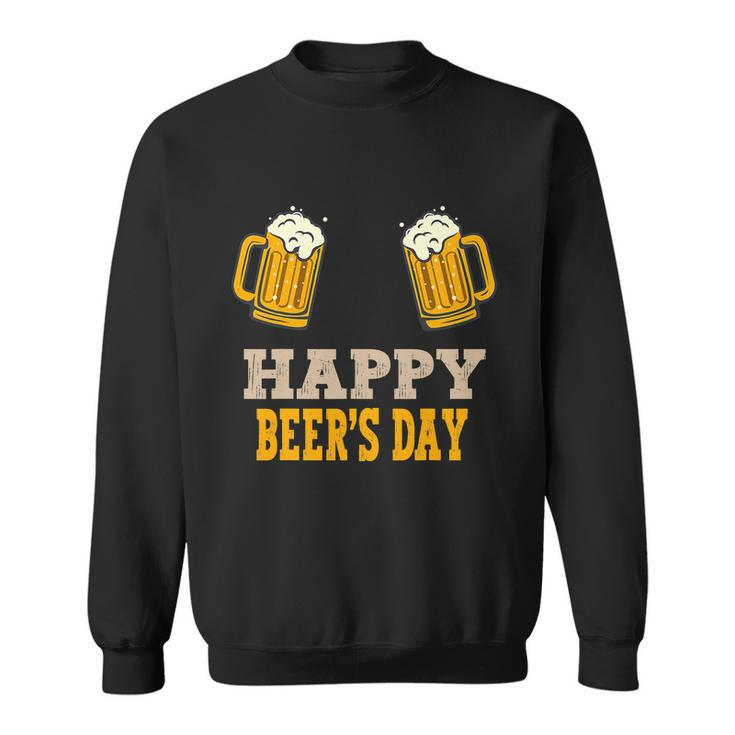 Happy National Beers Day Funny Graphic Art Beer Drinking Sweatshirt