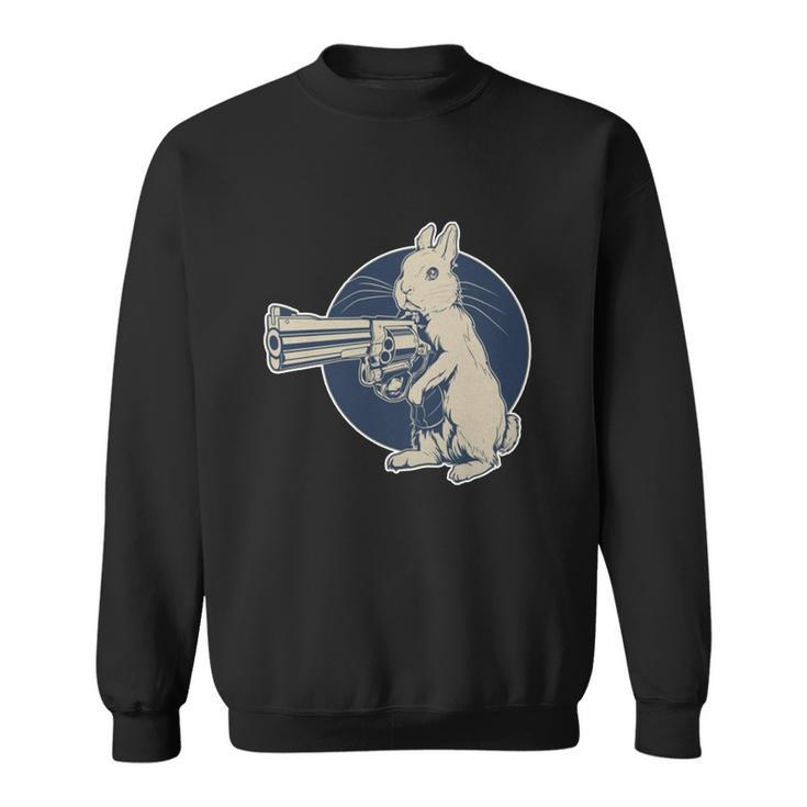 Hare Trigger Gangster Bunny Sweatshirt