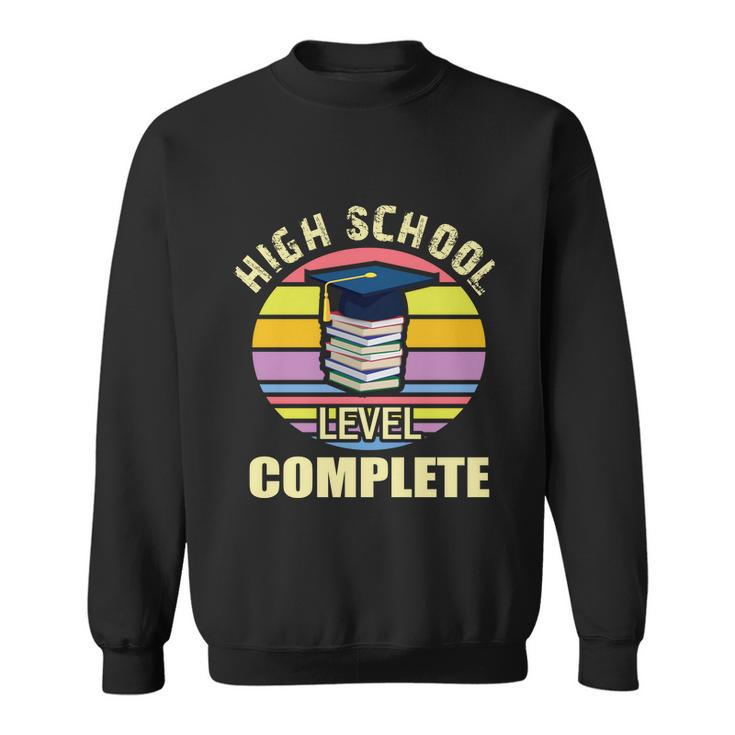 High School Level Complete Funny School Student Teachers Graphics Plus Size Sweatshirt