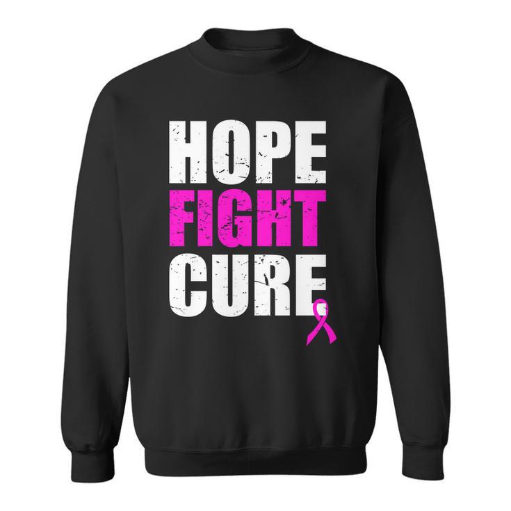 Hope Fight Cure Breast Cancer Tshirt Sweatshirt