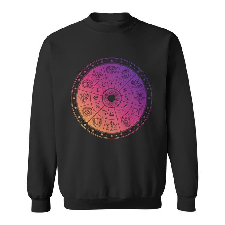 Horiscope Zodiac Wheel Sweatshirt