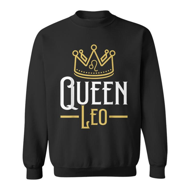 Horoscope Queen Leo Symbol Zodiac Sign Personality Birthday  Sweatshirt