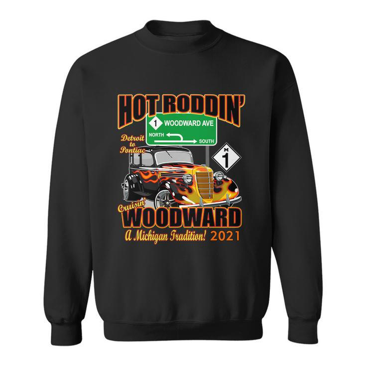 Hot Rod Woodward Ave M1 Cruise 2021 Tshirt Sweatshirt