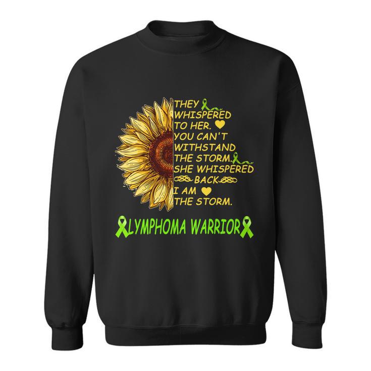 I Am The Storm Lymphoma Warrior Sweatshirt