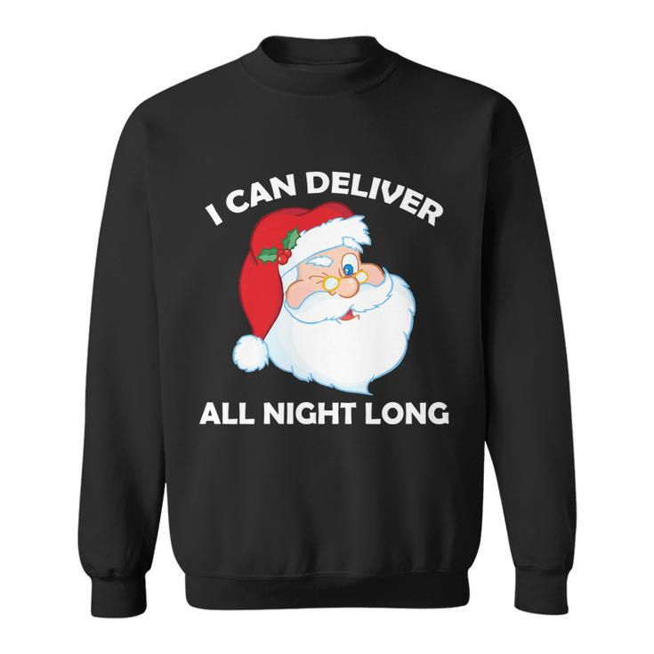 I Can Deliver All Night Long X-Mas Bad Santa Tshirt Sweatshirt