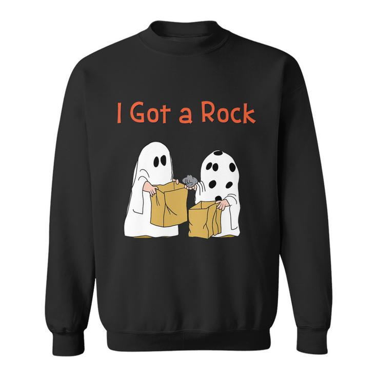 I Got A Rock Lazy Day Halloween Costume Funny Trick Or Treat Sweatshirt