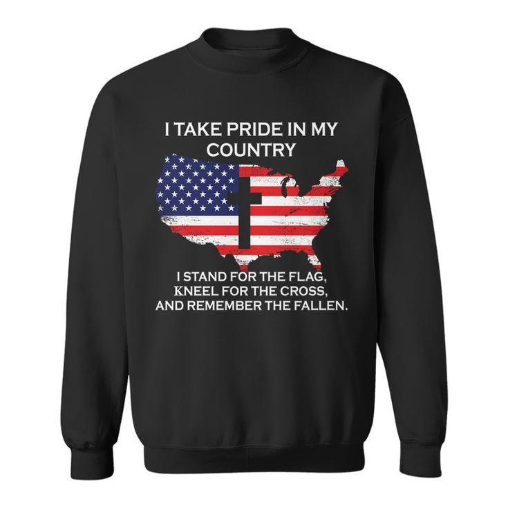 I Take Pride In My Country Usa Sweatshirt