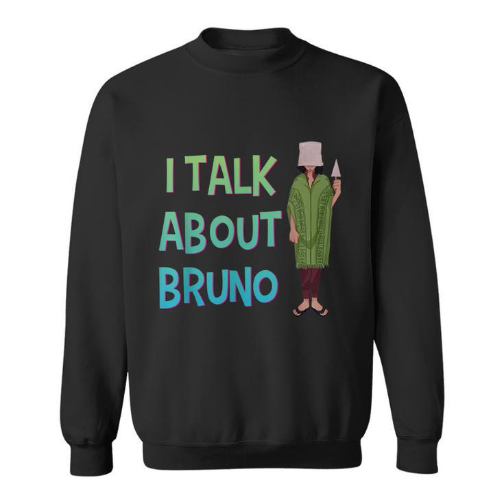 I Talk About Bruno Funny Kids Music Sweatshirt