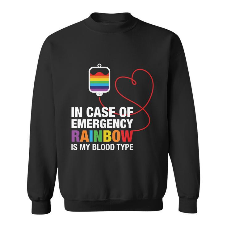 In Case Of Emergency Rainbow Lgbt Pride Month Sweatshirt