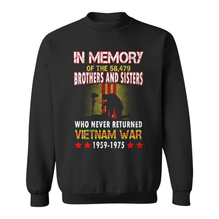 In Memory Of Vietnam Brothers And Sisters Sweatshirt