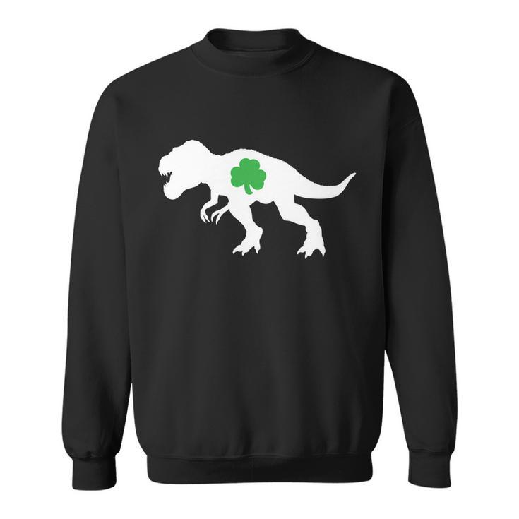 Irish Clover T-Rex Tshirt Sweatshirt