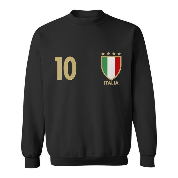 Italy Italia No 10 Futbol Soccer Jersey Sweatshirt