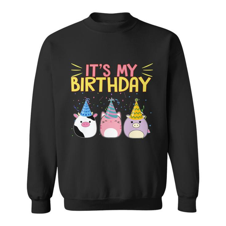 Its My Birthday Boo Cute Graphic Design Printed Casual Daily Basic Sweatshirt
