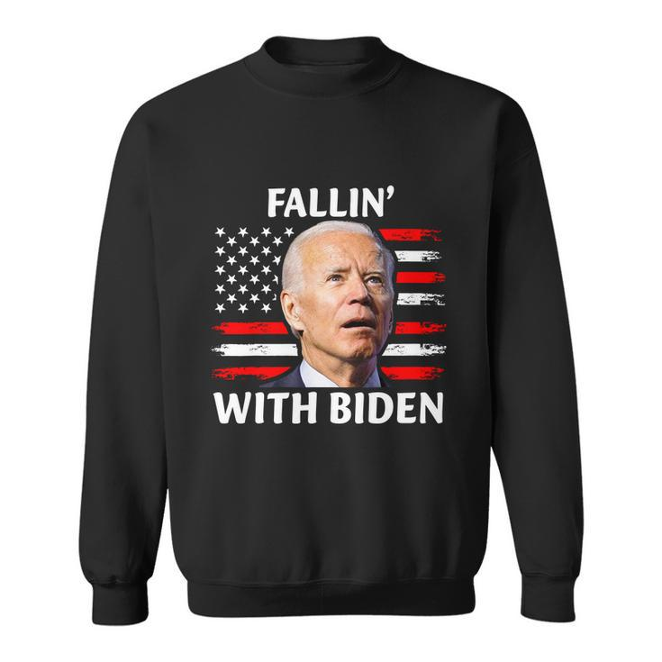 Joe Biden Falling Off Bike Fallin With Biden Sweatshirt
