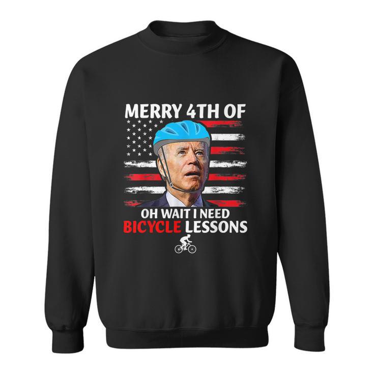 Joe Biden Falling Off His Bicycle Funny Biden Falls Off Bike V5 Sweatshirt