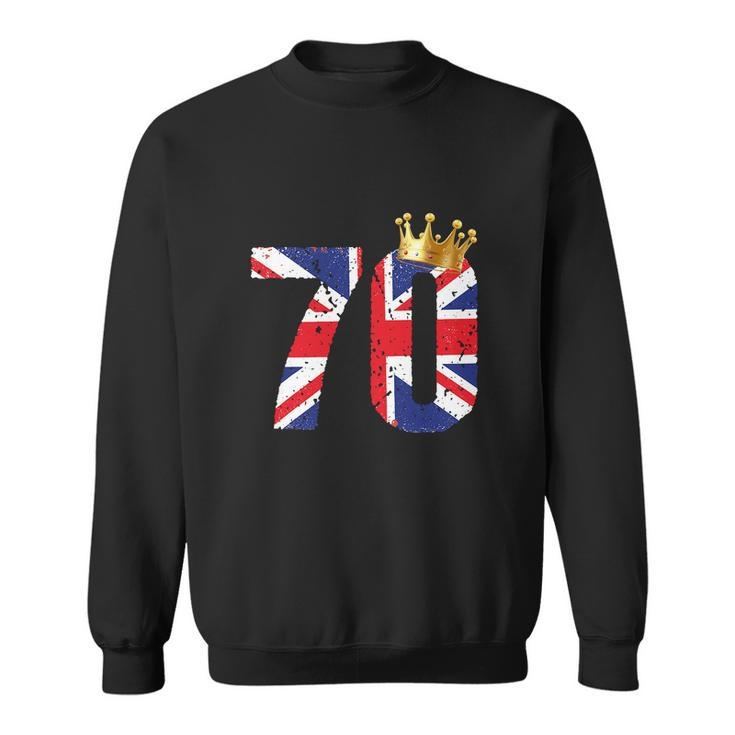 Jubilee Party Queens Platinum 1952 For 4Th Of July Sweatshirt