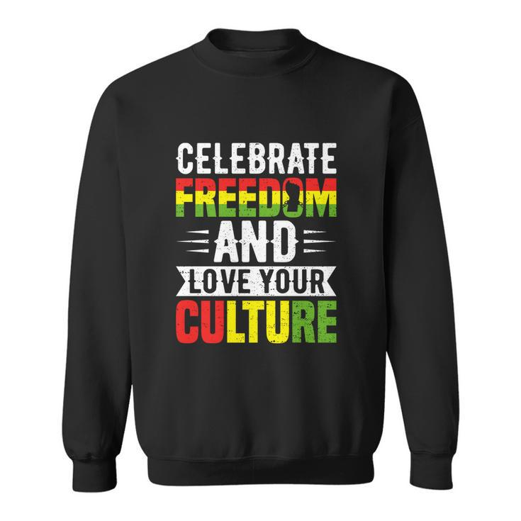 Juneteenth Freedom Day Black History Emancipation Day Gift Sweatshirt