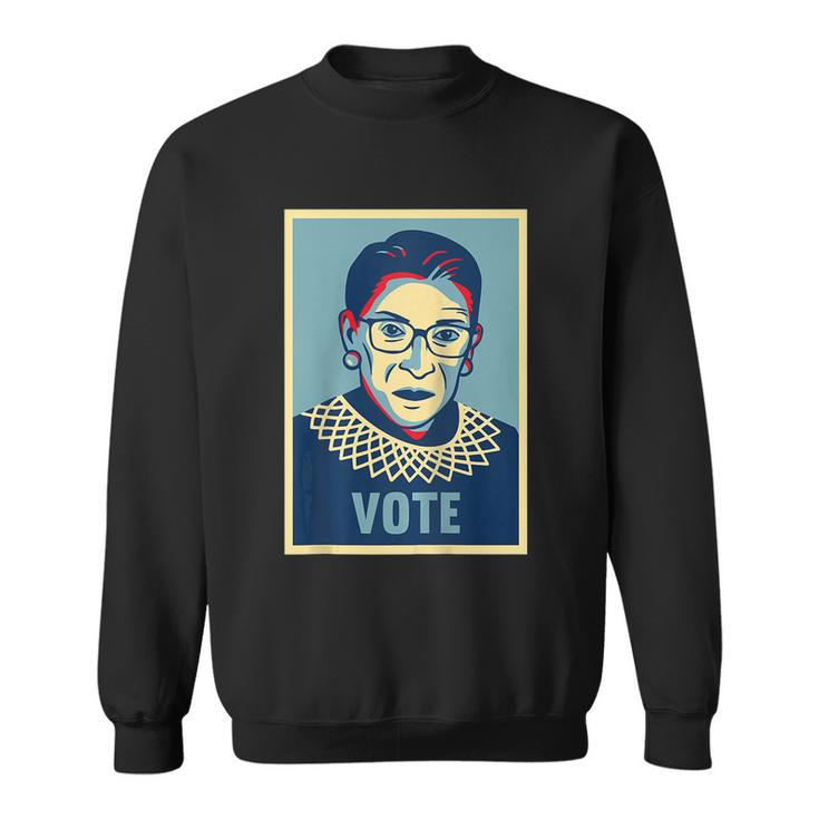 Jusice Ruth Bader Ginsburg Rbg Vote Voting Election Sweatshirt