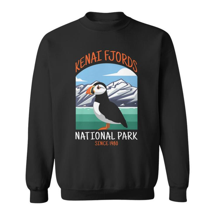 Kenai Fjords National Park Us Puffin Bird Alaska Sweatshirt