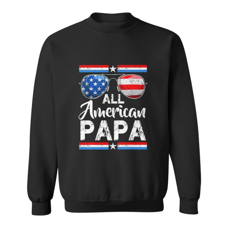 Leopard American Flag America Us 4Th Of July Sweatshirt