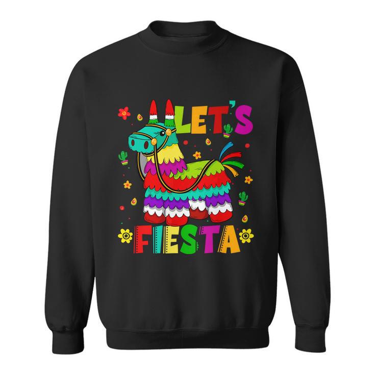 Lets Fiesta Cinco De Mayo Mexican Party Mexico Donkey Pinata Sweatshirt