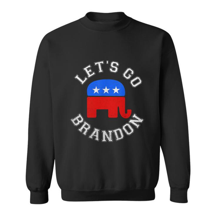 Lets Go Brandon Anti Biden Fjb Republican Gift Sweatshirt