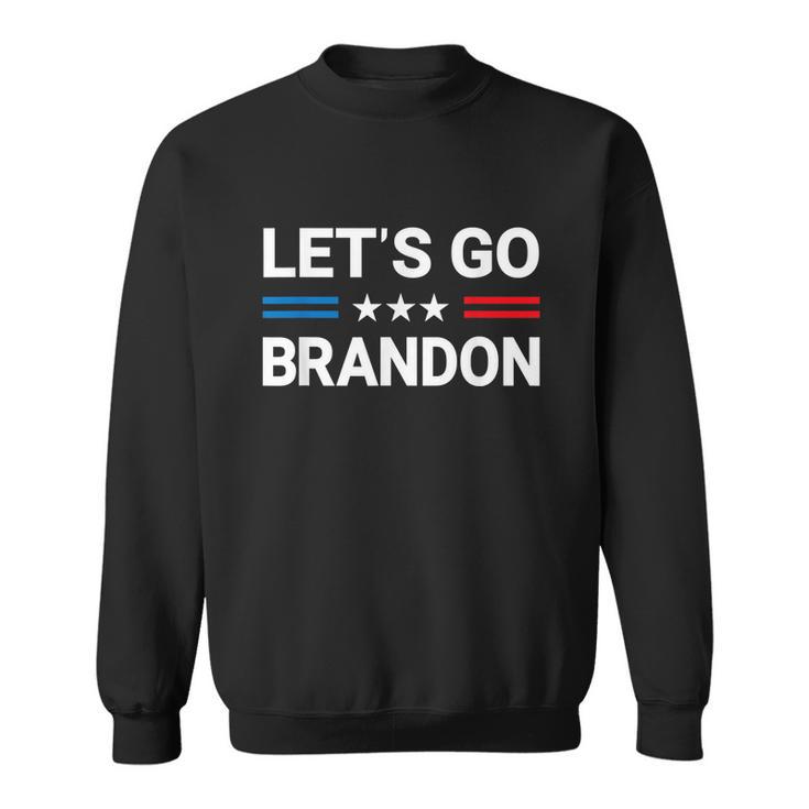 Lets Go Brandon Conservative Us Flag Sweatshirt