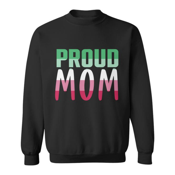 Lgbtq Gay Pride Month Proud Mom Queer Mothers Day Abrosexual Gift Sweatshirt